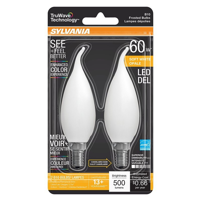 BULB LED B10/C FROST SFTWHT 5W