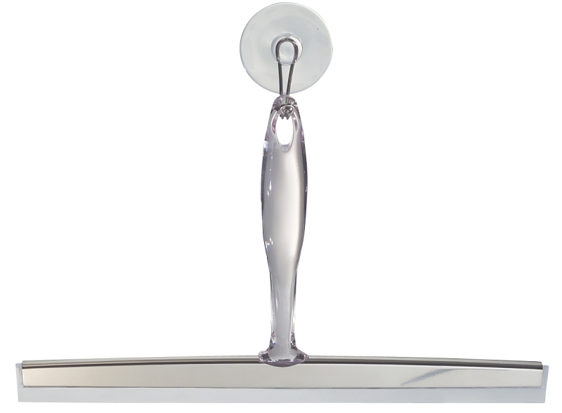 SQUEEGEE 12IN CLEAR/STAINSTEEL
