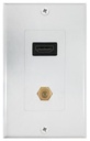 WALLPLATE HDMI/COAX           