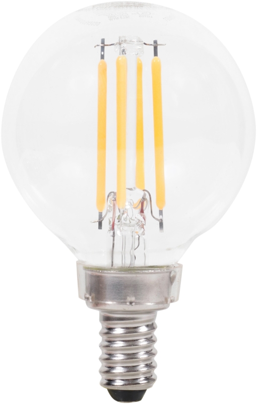 BULB LED G16.5/C CLR SFTWHT 4W