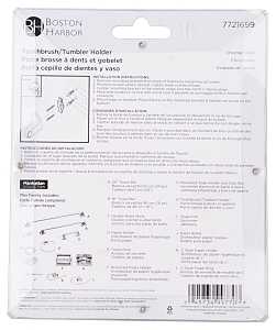 TOOTHBRSH-TMBLR HLDR CHROME   