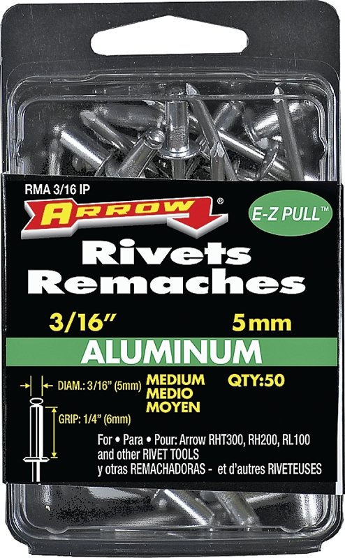 [6777916] RIVET MEDIUM ALUM 3/16X1/4IN  