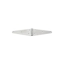 HINGE STRAP ZINC PLATED 8IN   