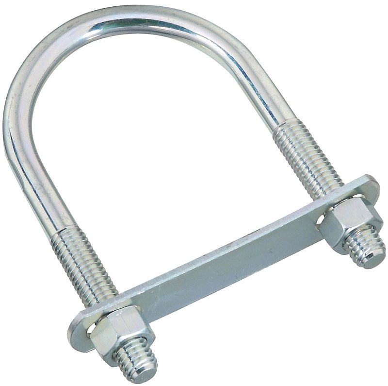 [6844286] BOLT U PLATE/NUT .5X3X5.5IN ZN