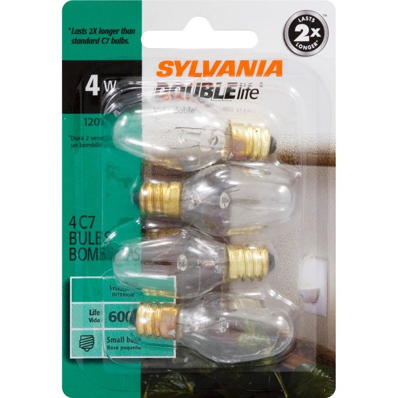 [1678952] BULB NLGT CLEAR CNDL C7 4W CD4
