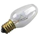 BULB NLGT CLEAR CNDL C7 4W CD4