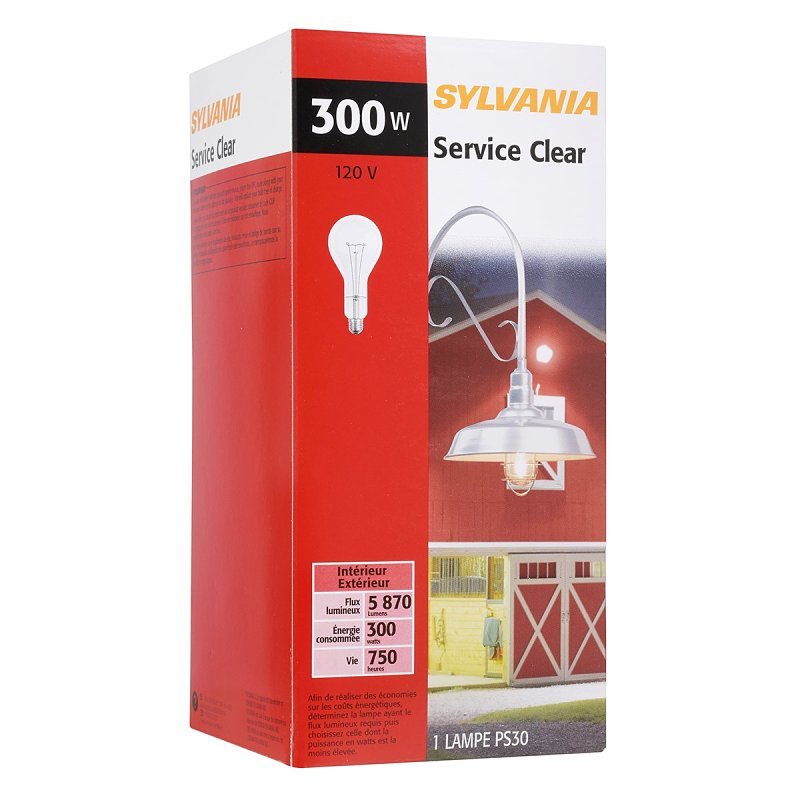 [1800994] BULB STD LONGLIFE 300W E26 CLR