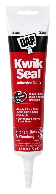 CAULK ADH TUB TILE CLEAR 5.5OZ