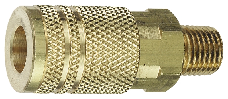 COUPLER AIR LINE MALE 1/4     