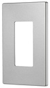 WALLPLATE 1G DECO POLY MID SG 
