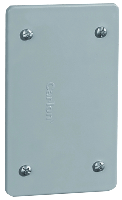 COVER OUTLET NONMETAL 1G BLANK