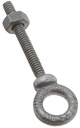 EYE BOLT W/NUT 1/4X2IN GALV   