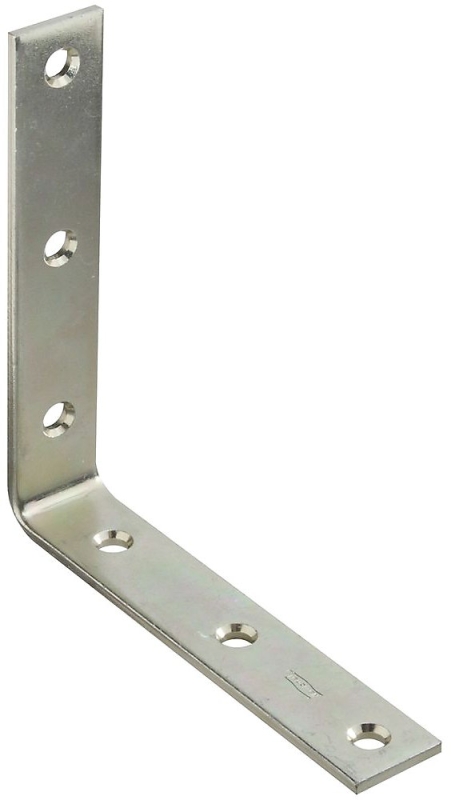 BRACE CORNER STL 6X1-1/8IN ZNC