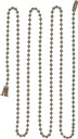 CHAIN BALL LAMP W/END BELL 3FT