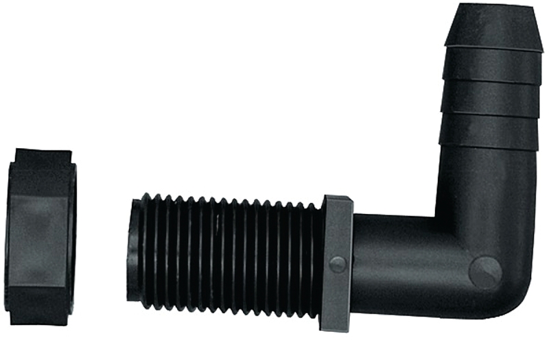 ELBOW POLY 1/2BARB X 11/16M UN