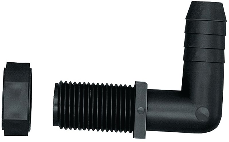 ELBOW POLY 1/2BARB X 11/16M UN