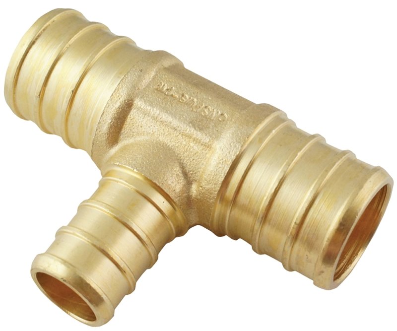 [7003684] FITTING PEX TEE 3/4X3/4X1/2BRS