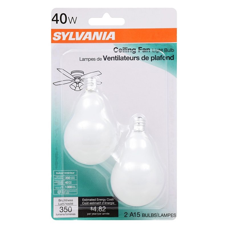[6785281] BULB INCAN FAN A15 WHITE 40W  