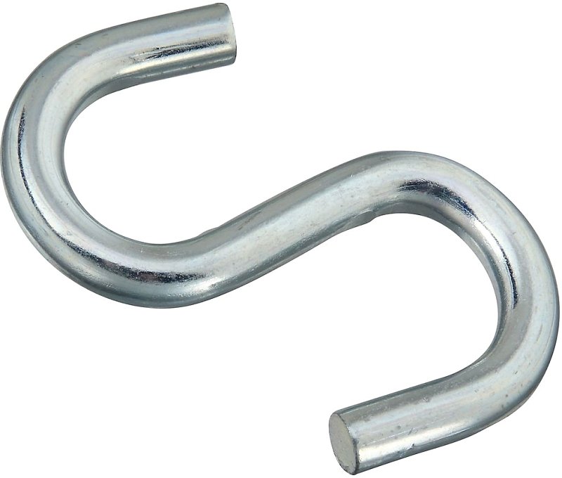 [6844815] HOOK S STEEL OPEN 4IN ZINC    