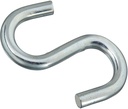 HOOK S STEEL OPEN 4IN ZINC    