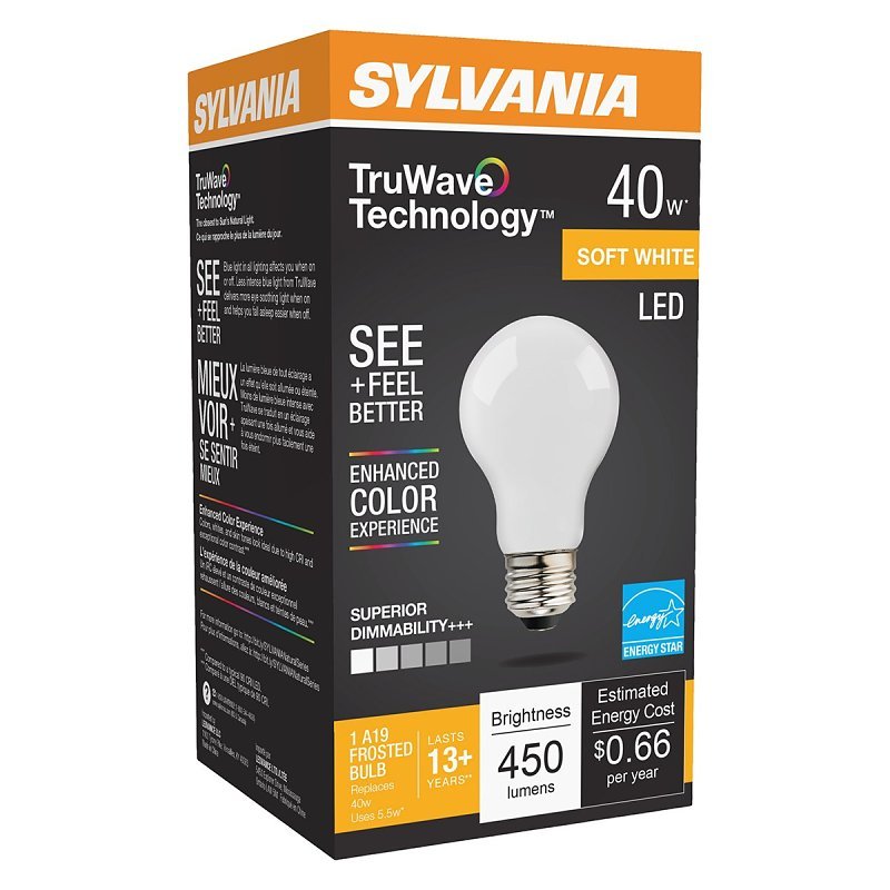 LED 5.5WA19 27K DIM SOFT WHITE