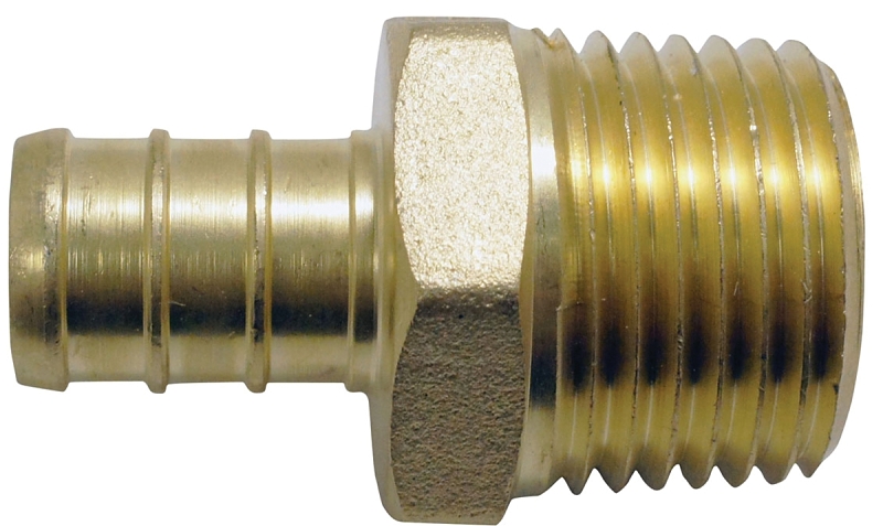 ADAPTER PEX 1/2IN BRASS MALE  
