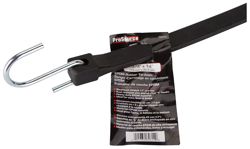 TIE DOWN RUBBER EPDM 14IN     