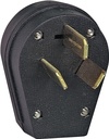 3WIRE BLACK ANGLE POWER PLUG  