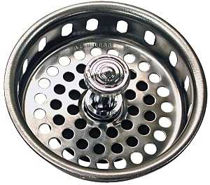 STRAINER BASKET 3-1/4IN CHROME