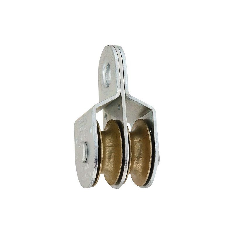 PULLEY ZINC PLATED 1-1/2IN    