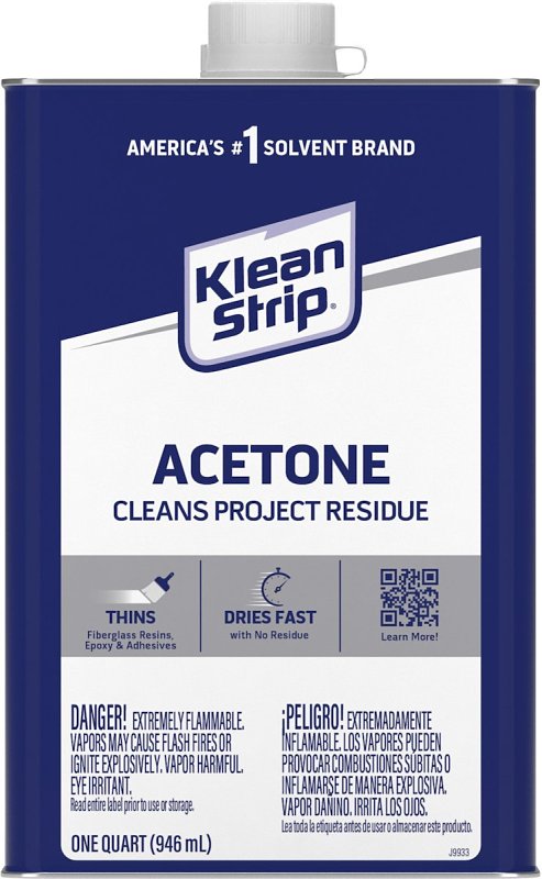 THINNER ACETONE QUART         