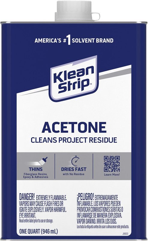 THINNER ACETONE QUART         