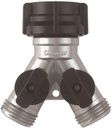 Y-CONNECTOR ZINC W/SHUT OFF   