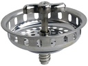 STRAINER BASKET 3-1/2 CHROME  