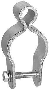 HINGE PIPE GATE STL 2IN ZN    