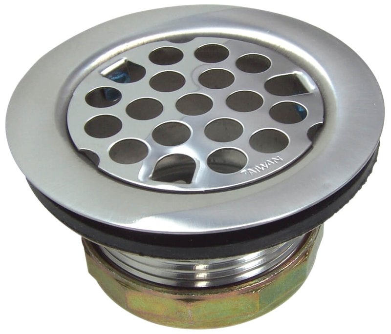 STRAINER SINK FLAT ASSEM CHRM 