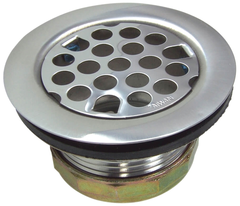 STRAINER SINK FLAT ASSEM CHRM 