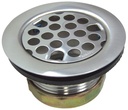 STRAINER SINK FLAT ASSEM CHRM 