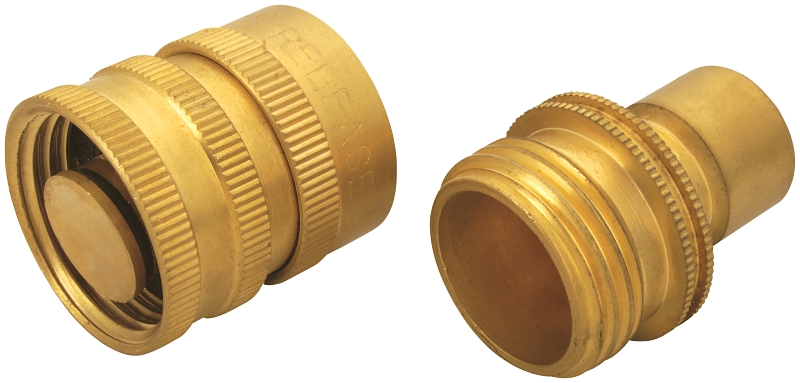 CONNECTOR QUICK BRASS 3/4IN   