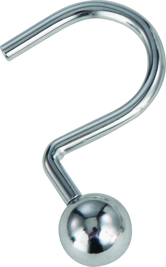 HOOK CURTAIN BALL CHROME      