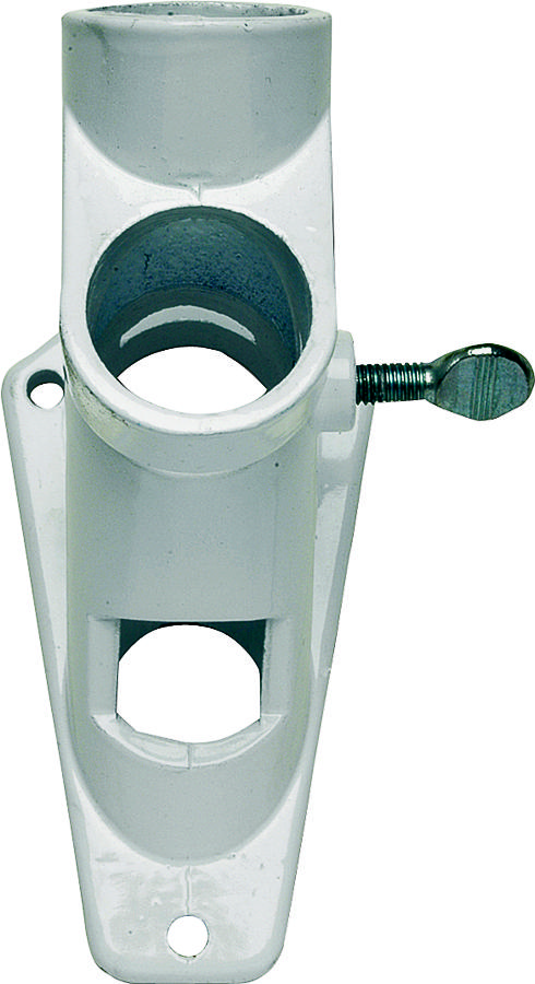 BRACKET FLAG MOUNT ALUM 1IN WH