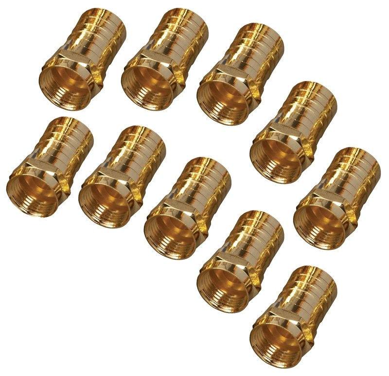 [6317259] CONNECTOR F COAX CRIMP RG6 GLD