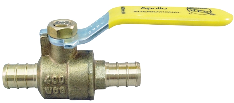VALVE BALL PEX 1/2 INCH BRASS 