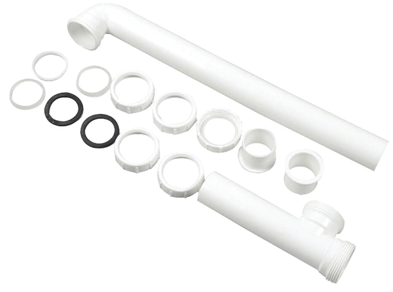 WASTE DRAIN EO 1-1/2X16 WHITE 