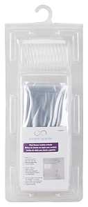 SHOWER CURTAIN VINYL CLR 70X72