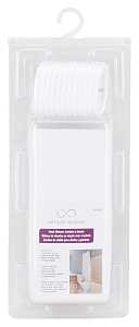 SHOWER CURTAIN VINYL WHT 70X72