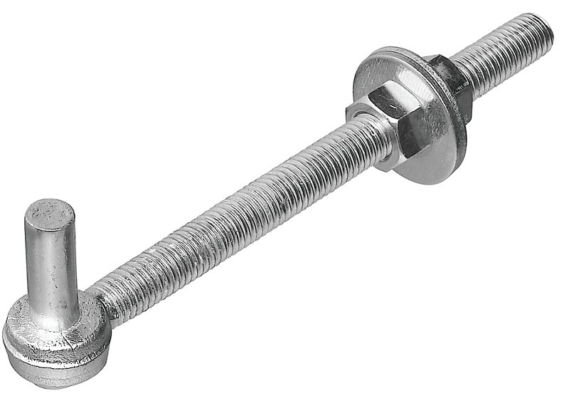 [4451449] HOOK BOLT STEEL  ZINC 1/2X6IN 