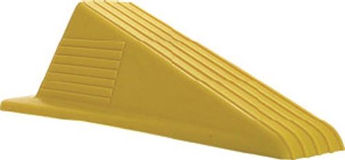 DOORSTOP WEDGE HD RUBBER YEL  