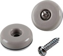 GLIDE FURN SCRW-ON GRY 1-1/2IN