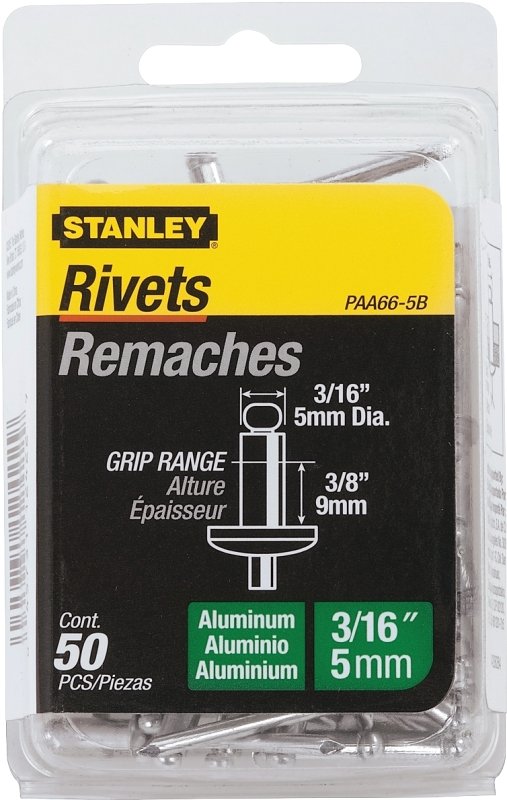 RIVET 3/16X3/8IN ALUMINUM     